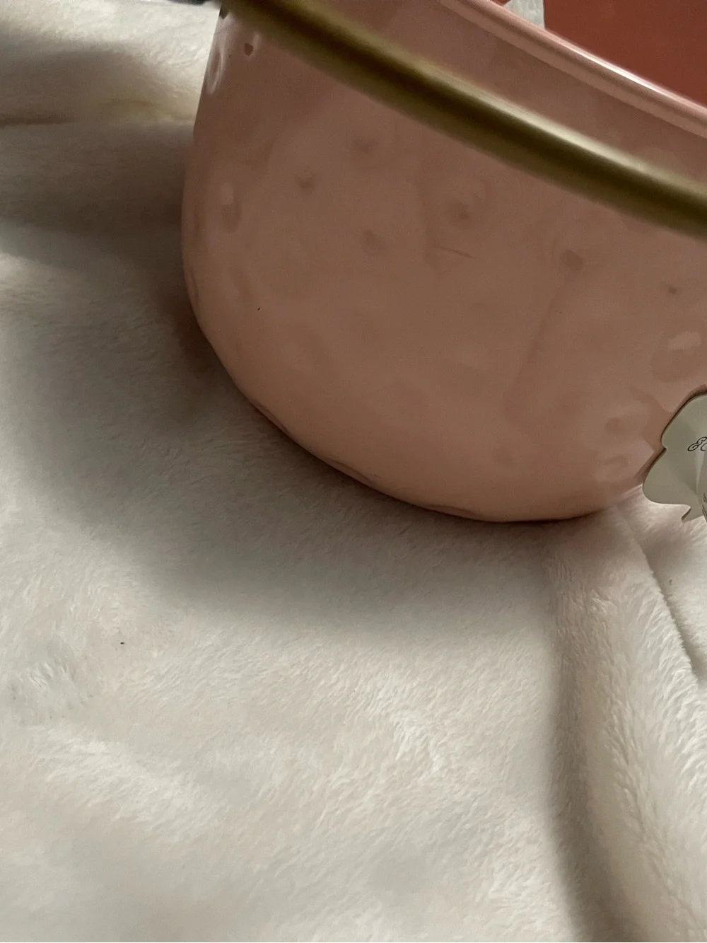 Pink Ceramic Jack-O'-Lantern Lantern